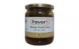 Favor8 Mango Pickle (Dry)   Glass Jar  500 grams
